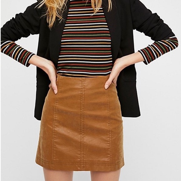 modern femme vegan mini skirt